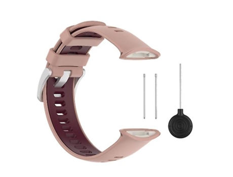 Correa De Reloj Inteligente Para Polar Vantage V2 Correa De Reloj De Silicona Bicolor Rosa Rojo VENISYMLIS