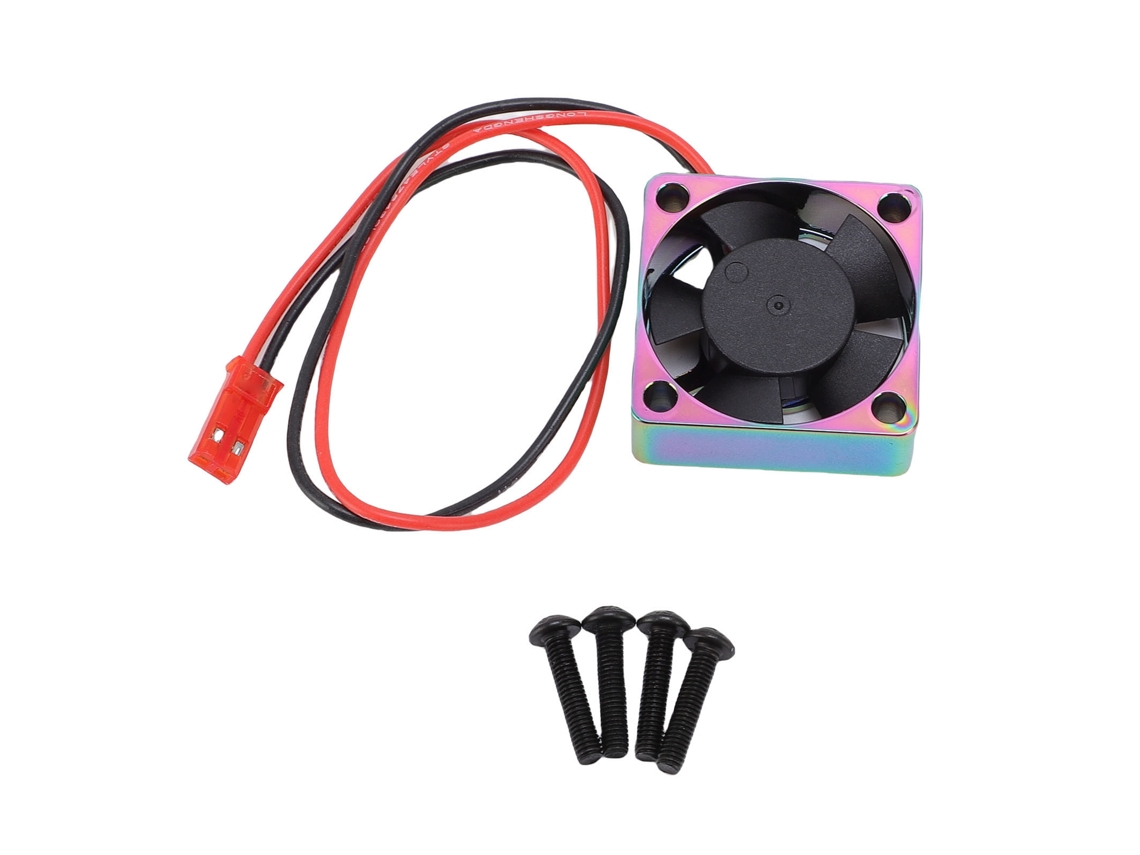 Dissipador De Calor Para Carro Rc Motor Ventilador De Resfriamento Alta Velocidade 28000rpm 30x30mm Alumínio Dc 7v