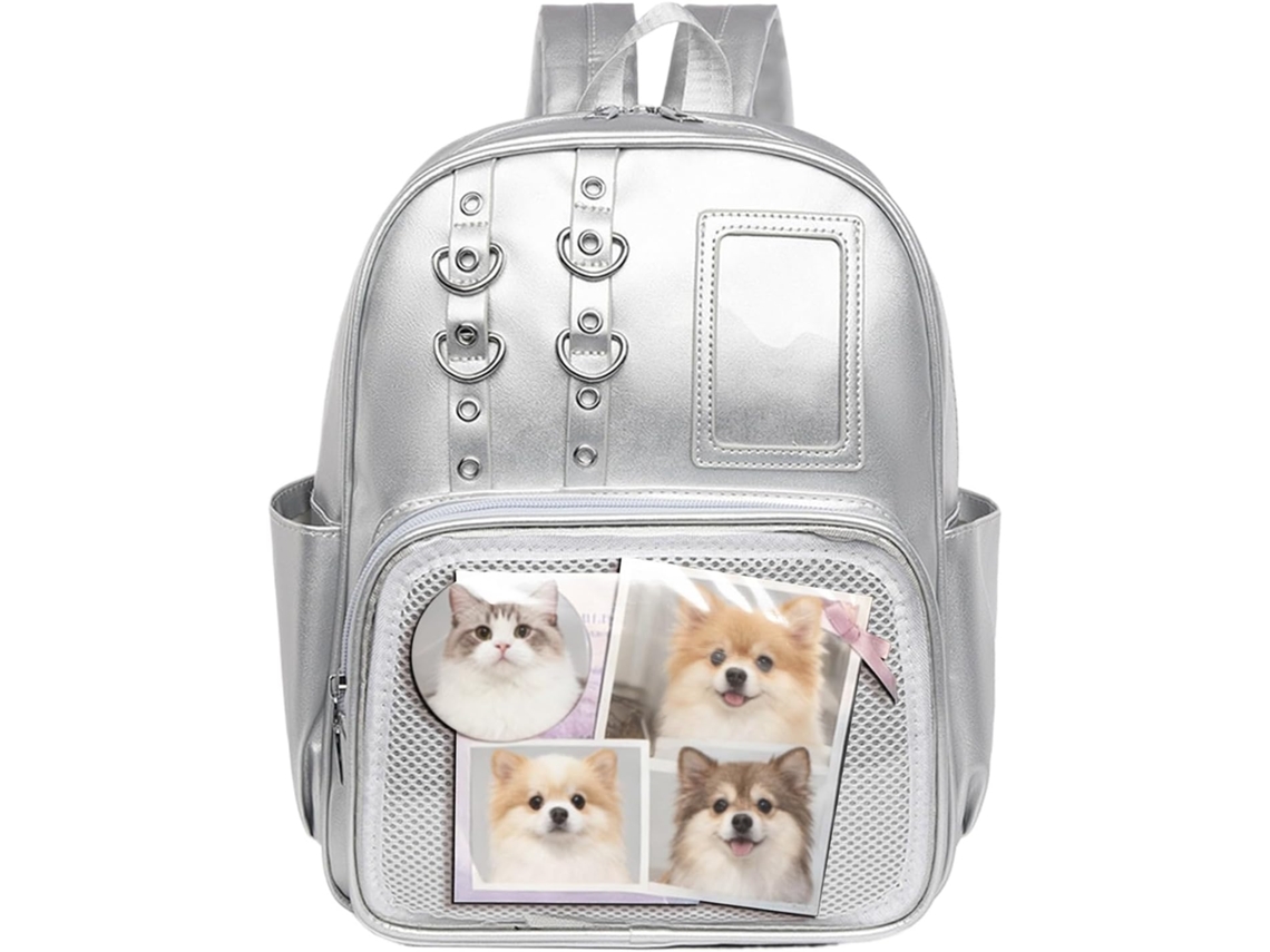 Bolso De Pu Bonito Estuche Organizador Con Expositor Para Insignias El Trabajo Gimnasio Los Deportes Uso Diario Viajes