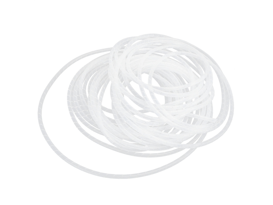 2026velora-protector Espiral Para Cables Flexible Manguito Organizador De Cables Blanco Φ6-13m