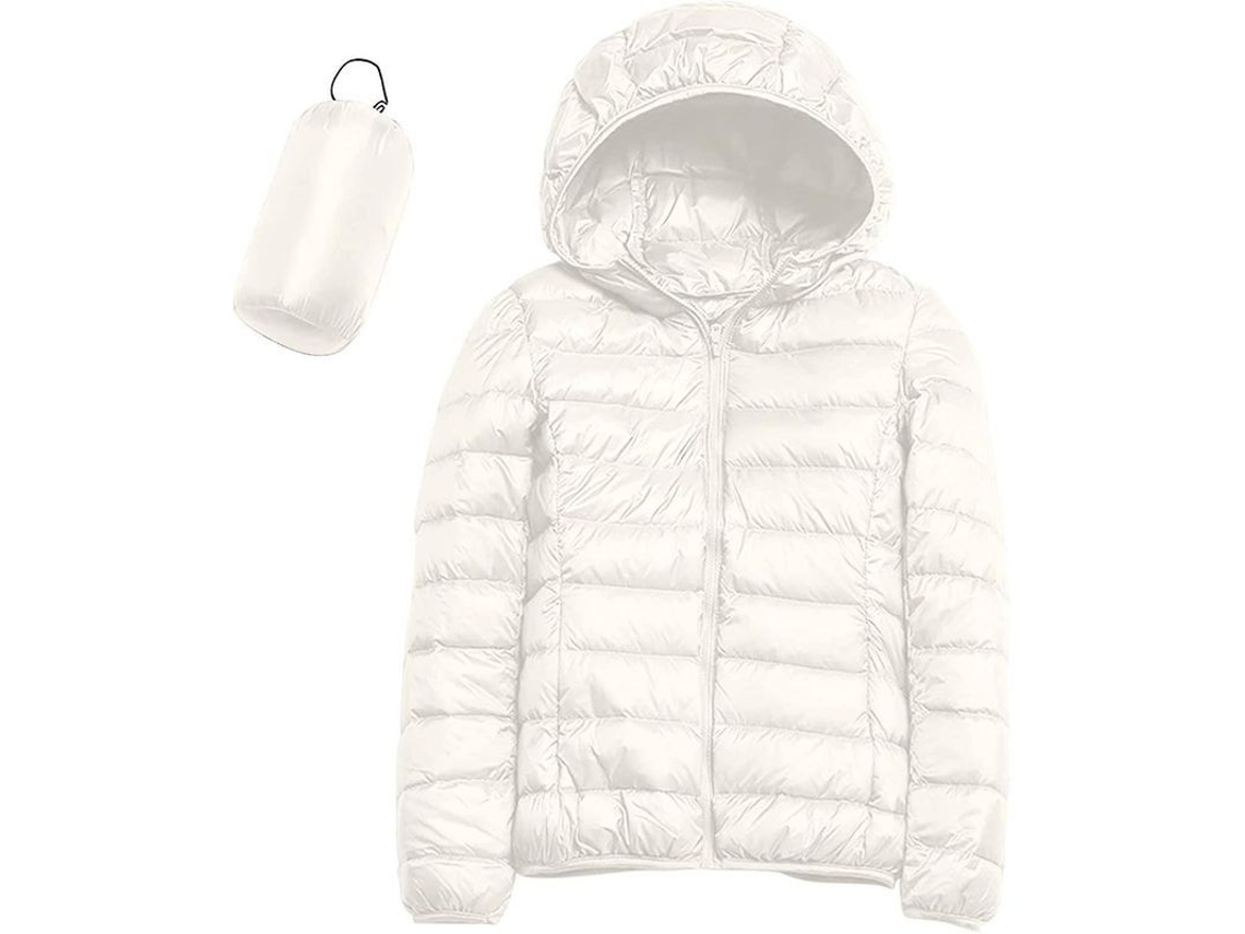2026-chaqueta De Plumas Ligera Para Mujer Con Capucha Empaquetable Abrigo Impermeable Cálido Para Viajes Invierno