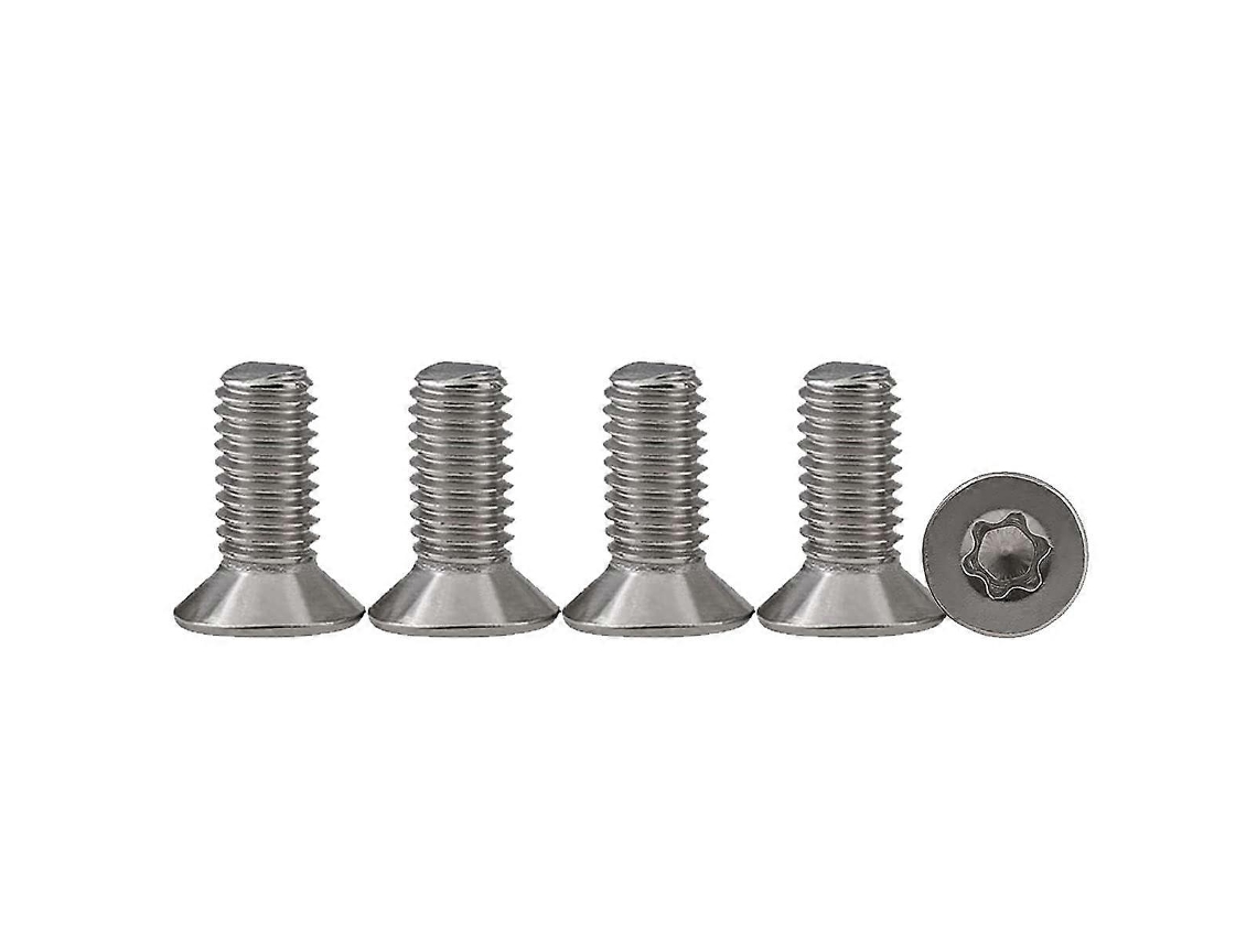 25 Tornillos De Acero Inoxidable 304 Cabeza Hundida Torx M4x16 Tornillos De Máquina Rosca Completa Tx20