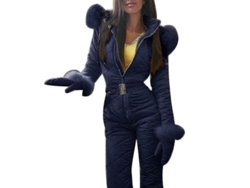 2026-mono De Nieve Para Mujer Impermeable Con Cremallera Abrigo Deportivo Al Aire Libre Abrigado Para Esquí
