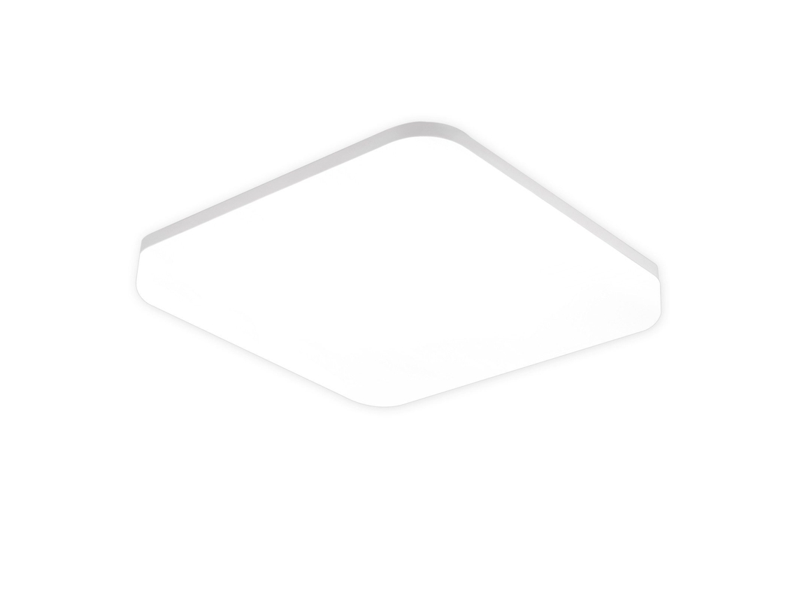 Zmh Lámpara De Techo Led Blanca Para Salón 22cm 18w 5000k Baño Esquina Dormitorio Cocina Ip54