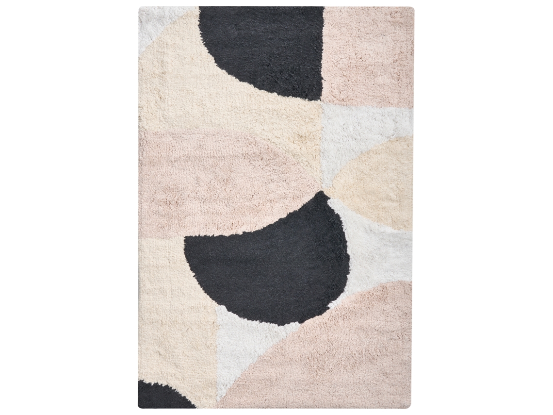 Tapete Casa De Banho Sanoli Creme 60 X 90 Cm Algodã£o