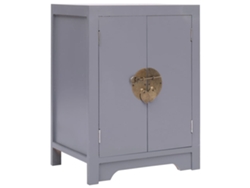 Mesa-De-Cabeceira LOVELY HOME Mesinha 38X28X52 Cm Madeira de Paulownia