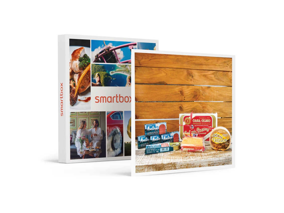 Caja Regalo SMARTBOX Lote de Conservas Avelina: anchoas de Santoña, queso y sobaos a domicilio