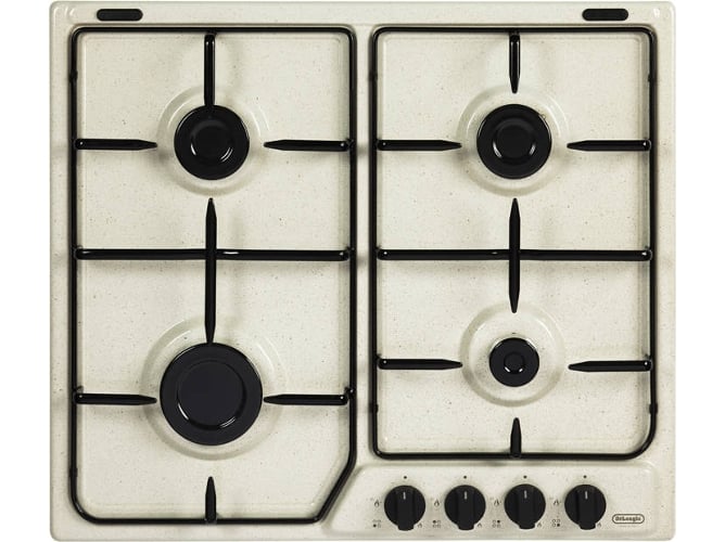 Placa de Gas DELONGHI SF 46 ASV (Gas Butano-propano - 58 cm - Crema)