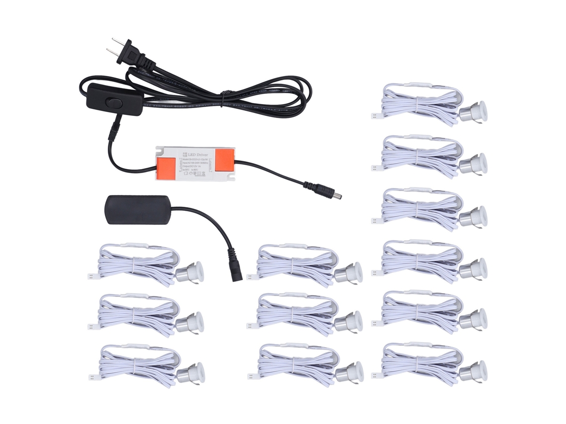 2026-lámparas Led Spot Pequeñas De 18mm Para Montaje Recesado, Mini Luces De Exhibición Para Gabinetes De Joyería