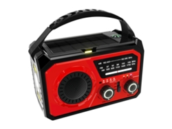 Radio portátil de 16000 mAh AM/FM/WB NOAA con linterna LED, lámpara de lectura y alarma SOS. Ideal para emergencias y supervivencia al aire libre. Viewleaf