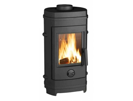 Estufa de leña de hierro fundido Remilly 7kW Invicta