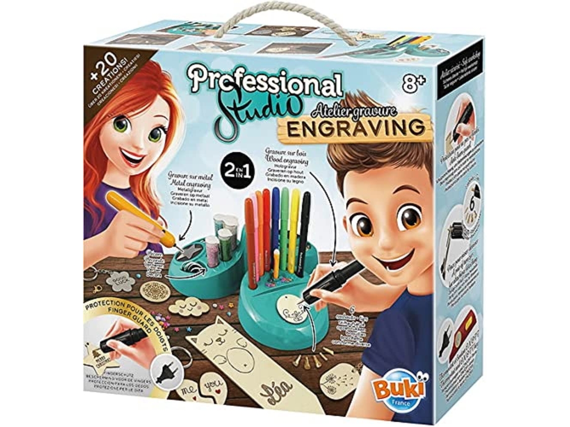 Jogo de Mesa BUKI FRANCE Professional Studio Engraving (8 Anos)
