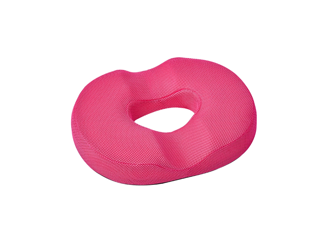 Almofada De Espuma Viscoelástica Chrui Com De Gel , Para Alívio Do Cóccix, Hemorroidas E Ciática (vermelho Rosado)