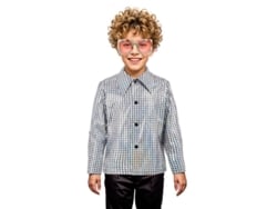 Camisa Disco Bling plateado para niño