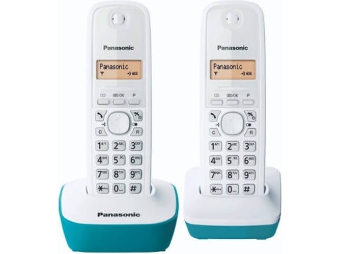 Teléfono fijo Sin Cable PANASONIC KX-TG1612 azul