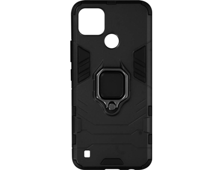 Funda Realme C25Y AVIZAR con Anillo de Soporte (Negro)