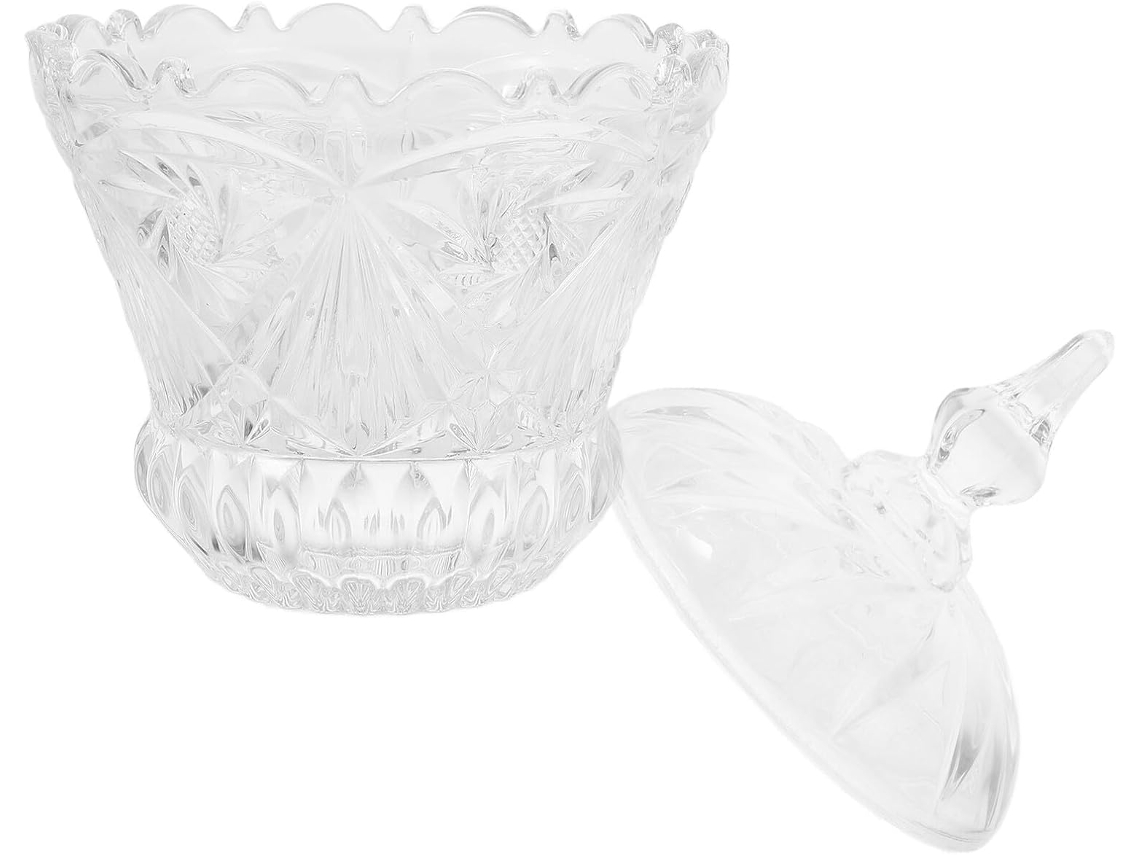 Tarro grande transparente para dulces con tapa, azucarero decorativo multiusos CHABERLU