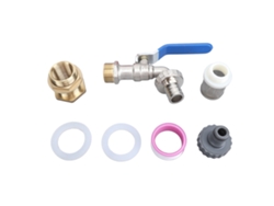 Kit De Grifo De Latón Para Depósito De Agua De Lluvia Con Filtro, Adaptador De 3/4" Y Manguera De Jardín - Económico