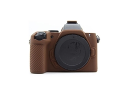 Funda protectora de silicona con superficie lisa para cámara Nikon Z50ii, marrón, XIAOMOYU
