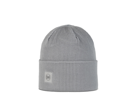 Gorra Unisex BUFF Crossknit Solid Gris (Talla Única)