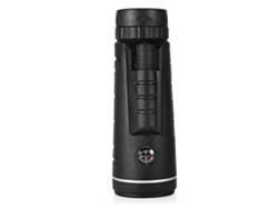 Monocular para exteriores 40x60 con Bak4, prisma HD y brújula integrada para actividades al aire libre.