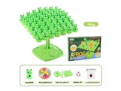 (Rana) Juguete de equilibrio para niños en forma de árbol para fiestas, juego de carreras para dos jugadores