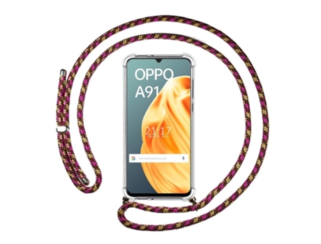 Carcasa Oppo A91 TUMUNDOSMARTPHONE Colgante Rosa