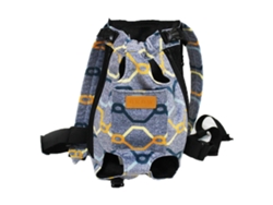 Mochila para perros y gatos con abertura para la cola y cierre de cremallera, ideal para acampar, hacer senderismo y viajar. Talla XL.