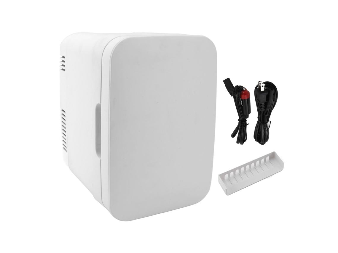 Geladeira Mini Portátil Para Carro 4l Com Função Frio E Calor Silenciosa Para Comida E Cosméticos 110v