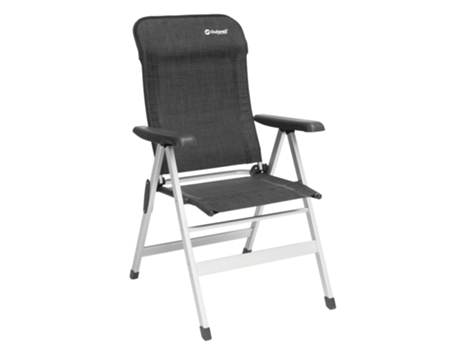Silla plegable Ontario negro y gris OUTWELL