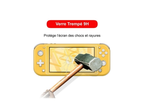 Cristal protector de pantalla templado STEELPLAY Switch Lite