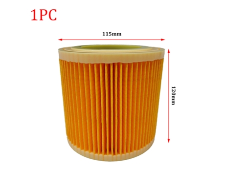 filtro de polvo de aire para piezas de aspiradora Karcher Wd2250 Wd3.200 Mv2 Mv3 Wd3 A2004 A2204 filtro Hepa de cartucho