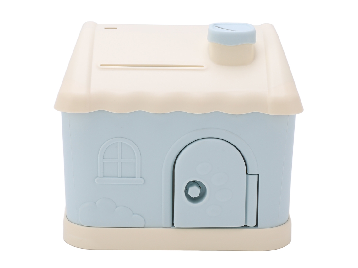 Casa Hucha Linda Con Puerta Abierta Y Llave, Hucha Monedas Portátil Para Niños Niñas, Desarrolla Hábitos De Ahorro