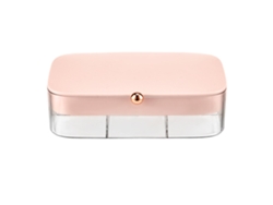 Caja de Organización Viaje Portátil Doble Rosa (18x12x5cm) Kofihety
