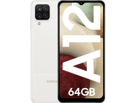 Smartphone SAMSUNG Galaxy A12 (6.5'' - 4 GB - 64 GB - Blanco)