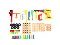 Brinquedo Educativo Infantil Diy Conjunto De Ferramentas Para Montar Porcas E Parafusos