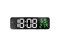 Reloj digital LED grande para el hogar, reloj de pared de pantalla grande NEVEANCE