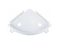 VVJIJILLY Plástico À Prova De Ferrugem Para Rack Multicamadas, Armazenamento Adesivo Para Chuveiro Com Orifícios De Drenagem Integrados Para Banheiro De Cozinha