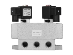 Válvula Solenoide Pneumática 2 Posições 5 Vias Controlador Elétrico G1/2 pol. K25d2h-15 6hzac220v