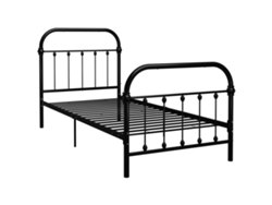 Maison Exclusive - Estructura De Cama Sin Colchón Metal Negro 100x200 Cm