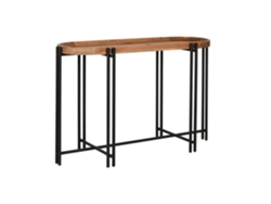 Consola Madera Metal Marron 115x40x75cm