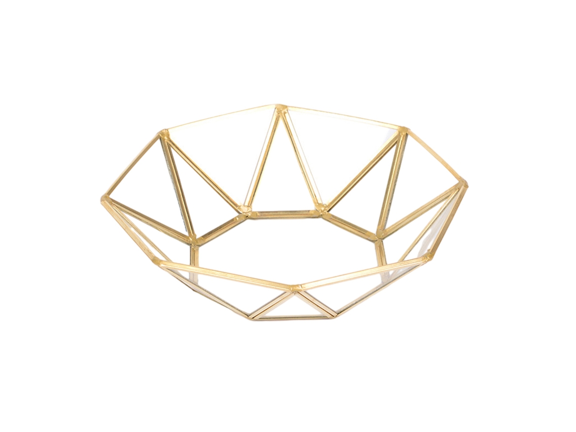 EIOORORRIY Tabuleiro Decorativo dourado Para Perfumes E Joias