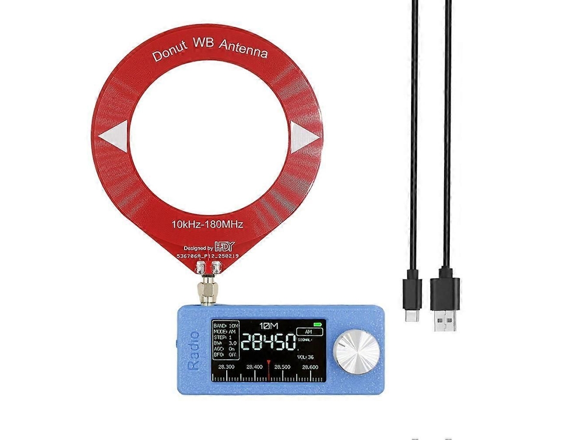Receptor de radio mini GOKOCO Si4732 10 kHz 180 MHz portátil de banda completa HF SW MW VHF AM FM