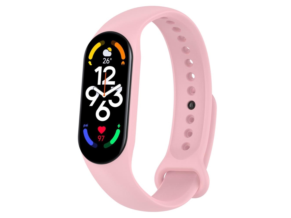 Pulseiras De Substituição Compatíveis Com Xiaomi Band 7 Pulseiras De Silicone Respiráveis Para Smartwatch