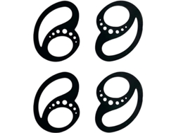 2 Pares De Ganchos Para Auriculares, Gancho Universal Antipérdida Para Auriculares Inalámbricos