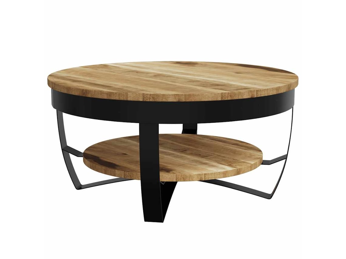 Mesita De Cafe VIDAXL Marrón Madera (65 x32 cm)