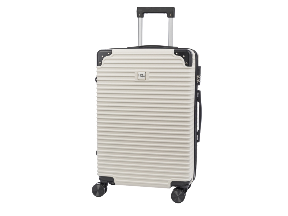 Maleta De Cabina Trolley En Material Ligero De Abs De Alta Resistencia Con Esquinas Reforzadas. Cerradura Numérica Y 4 Ruedas Dobles Extraíbles.