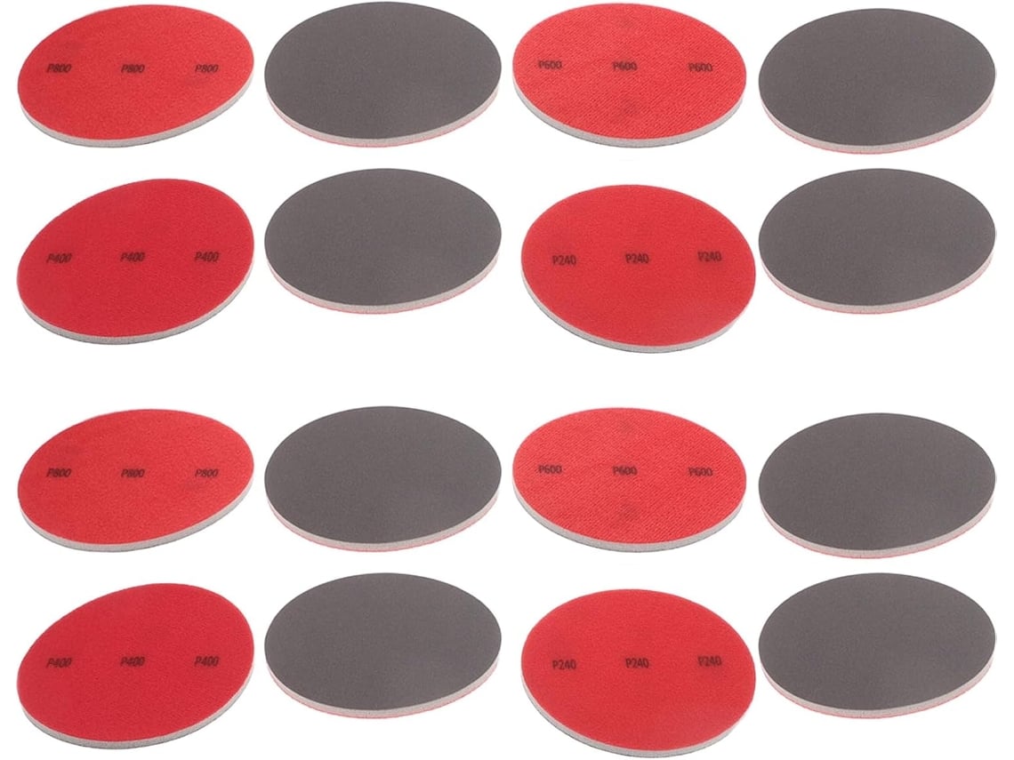 Kit Para Reacondicionar Bolas De Bolos, 20 Esponjas Abrasivas Rojas Ligeras