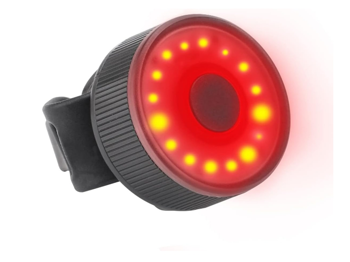 Luz trasera para bicicleta Yizhood de 3 modos IPX8 para casco negro