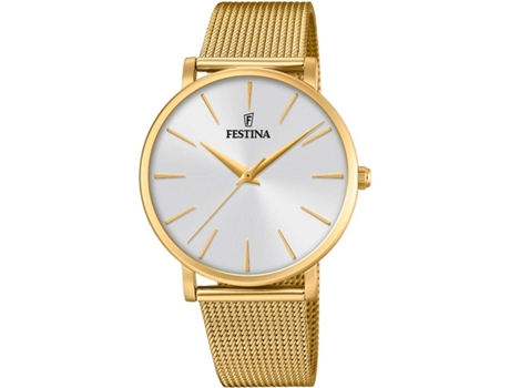 Reloj FESTINA Mujer (Acero Inoxidable - Dorado)